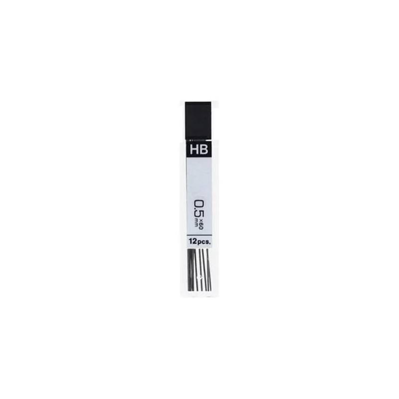 Minas Skycolor HB 0,5mm para Portamina x12u Minas Skycolor HB 0,5mm para Portamina x12u