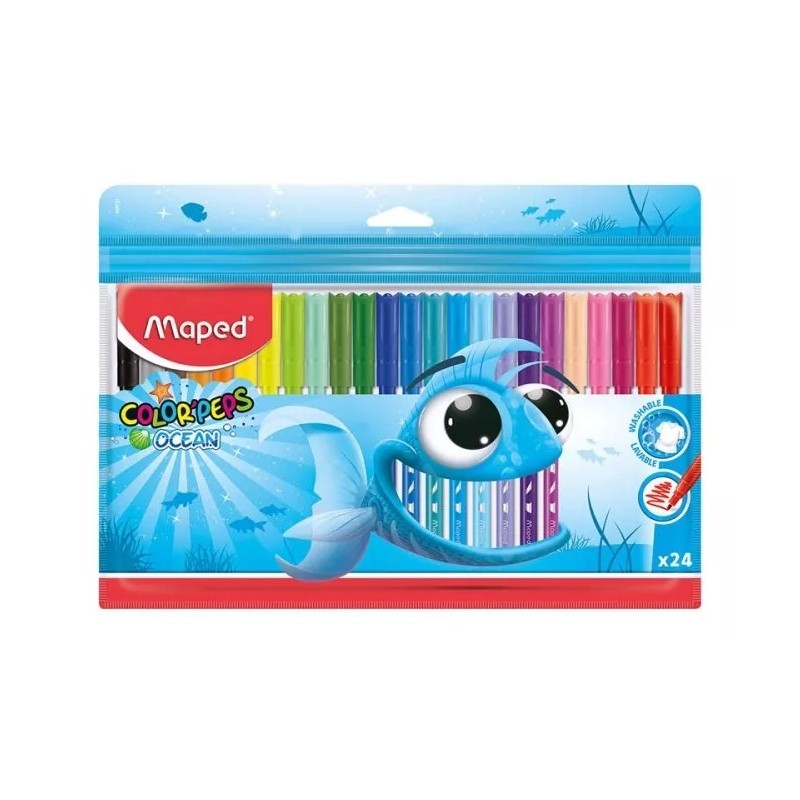 Marcadores de color Maped - Color Peps Ocean x 24