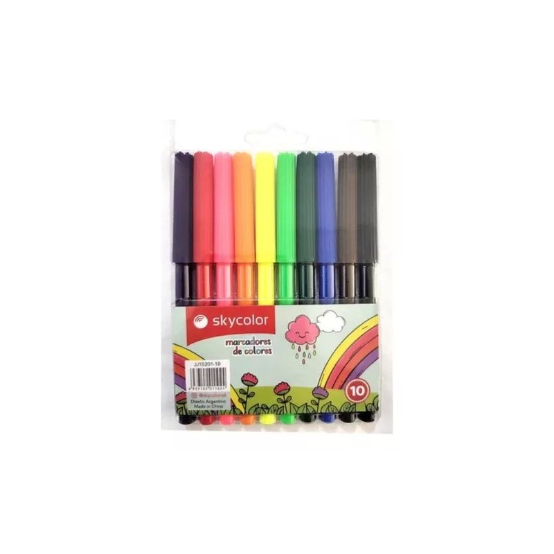 Marcadores color Skycolor x 10 Marcadores color Skycolor x 10