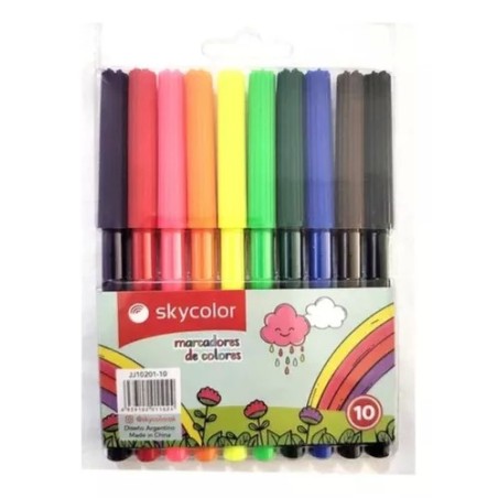 Marcadores color Skycolor x 10