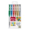 Lapiceras Gel Pop X6 Metalizado Filgo