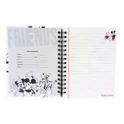 Cuaderno A5 Mooving - Mickey y sus amigos 1 - tapa dura