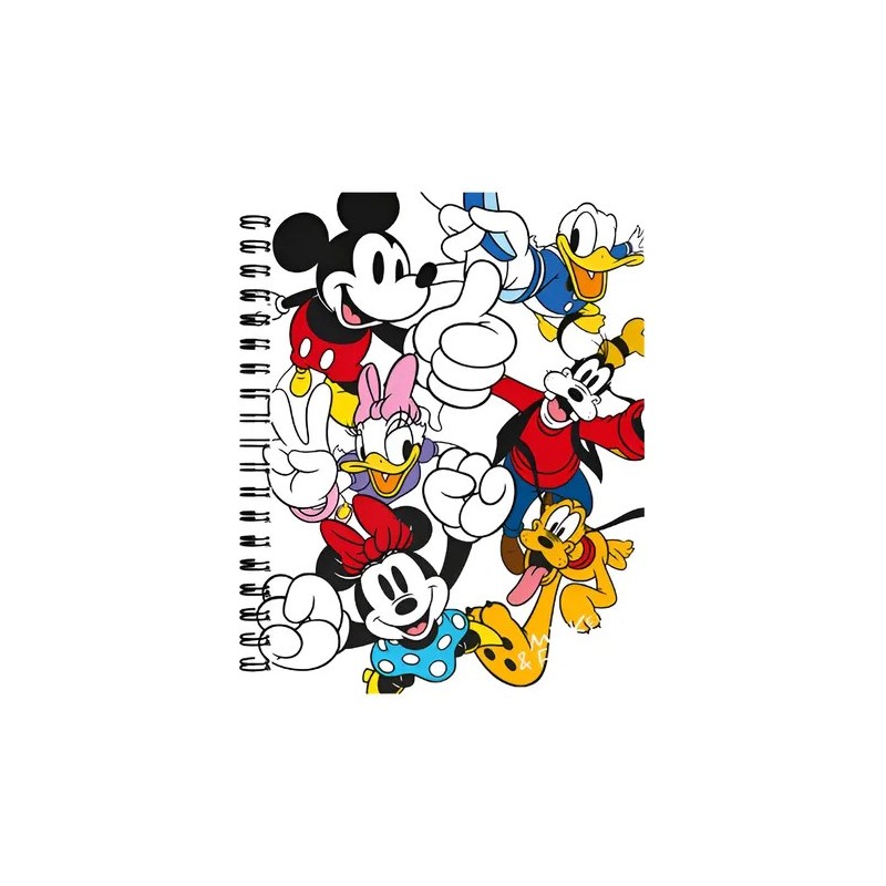 Cuaderno A5 Mooving - Mickey y sus amigos 2 - tapa dura