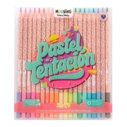 Lapices Mooving color - Pastel Tentacion X 20 unidades