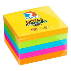 Notas autoadhesivas Ezco 75mm x 75mm x300