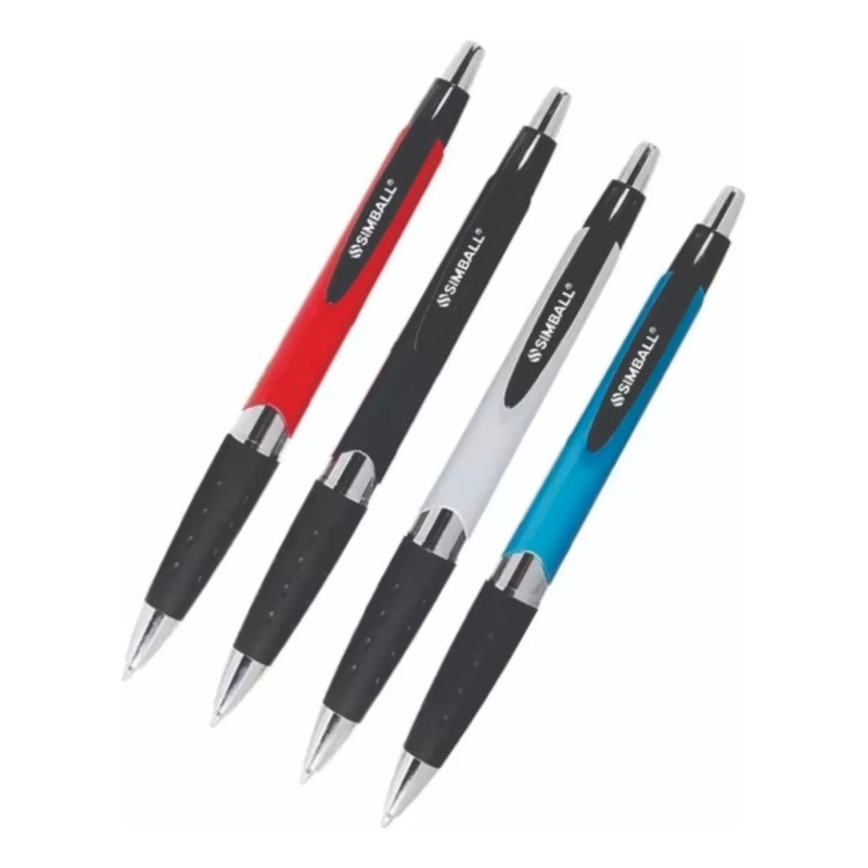 Lapicera bolígrafo Simball Ziro retráctil tinta azul Lapicera bolígrafo Simball Ziro retráctil tinta azul