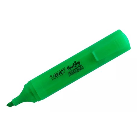 Resaltador Bic Marking chato verde