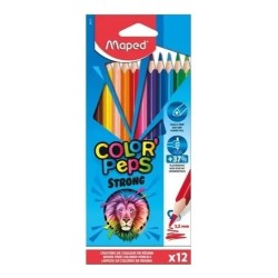 Lápices de colores Maped Colorpeps Strong x12