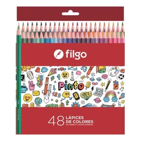 Lápices de colores Filgo Pinto x 48u