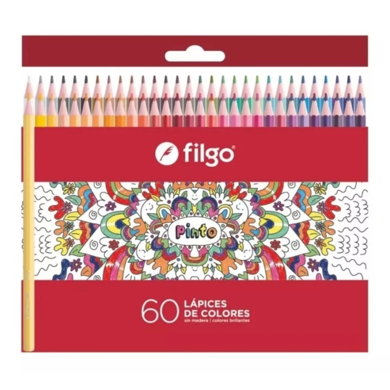 Lápices de colores Filgo Pinto x 60u