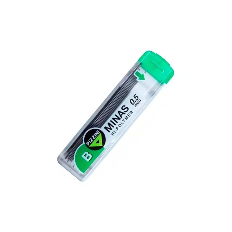 Minas Pizzini B 0,5mm para Portamina x12u