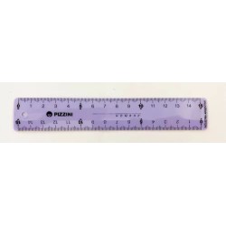 Regla Pizzini x15cm color pastel