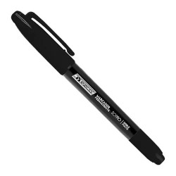 Marcador Ezco Doppio permanente doble punta - negro