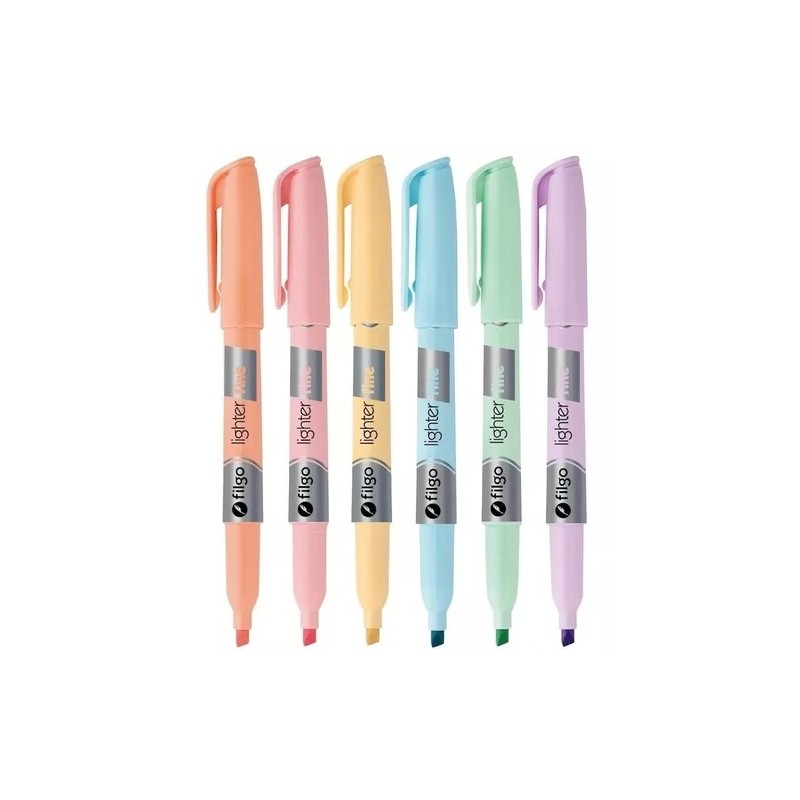Resaltador Filgo Lighter Fine pastel biselado