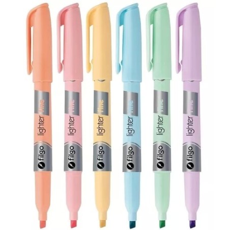 Resaltador Filgo Lighter Fine pastel biselado