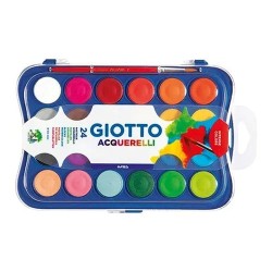 Acuarela Giotto estuche x24 colores + pincel