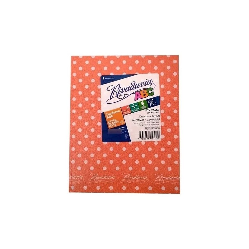 Cuaderno ABC Rivadavia x50 hojas - rayado