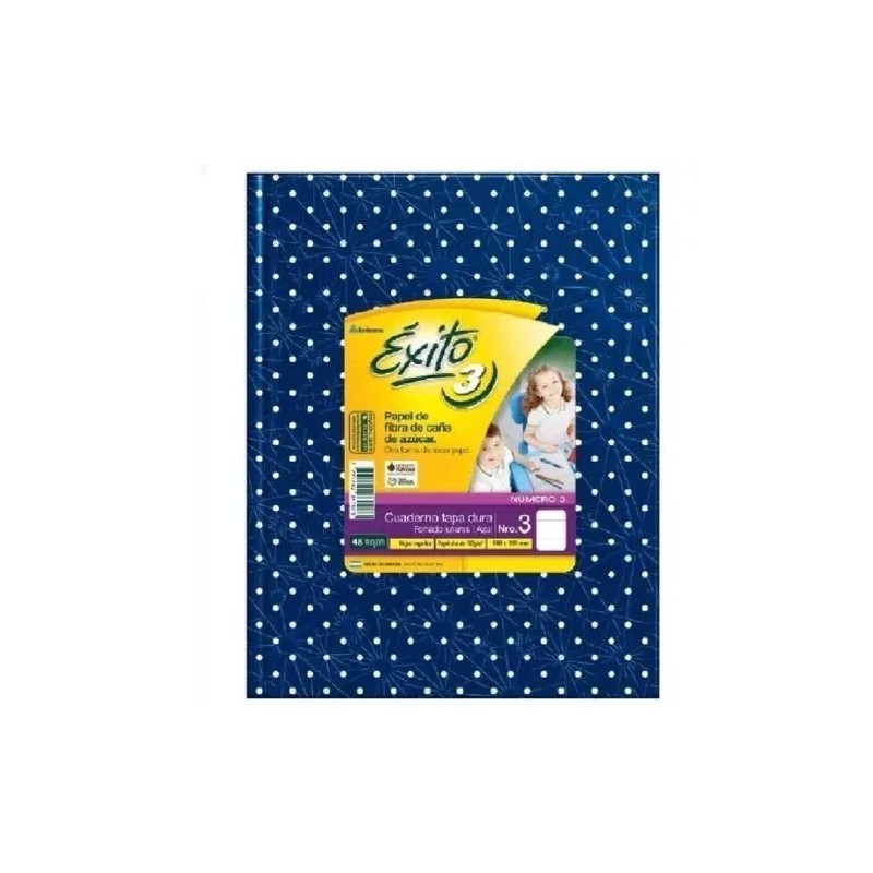 Cuaderno ABC rayado Éxito x48 hojas - lunares