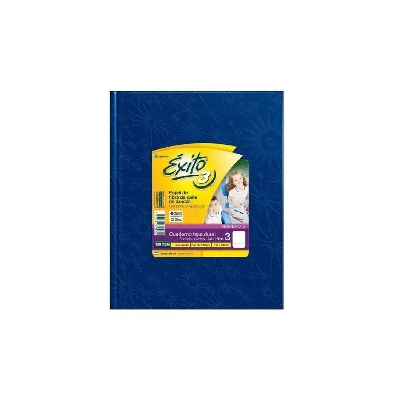 Cuaderno ABC cuadriculado Éxito x48 hojas