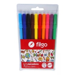 Marcadores de color Filgo Pinto x 10u