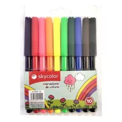 Marcadores color Skycolor x 10