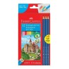 Lápices de colores Faber-Castell x12u +3 de grafito