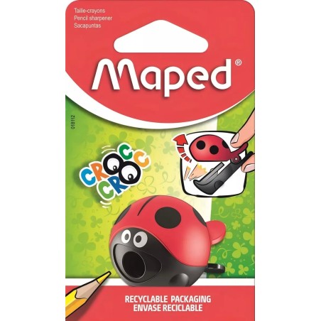 Sacapuntas Maped Mariquita Croc Croc - blister