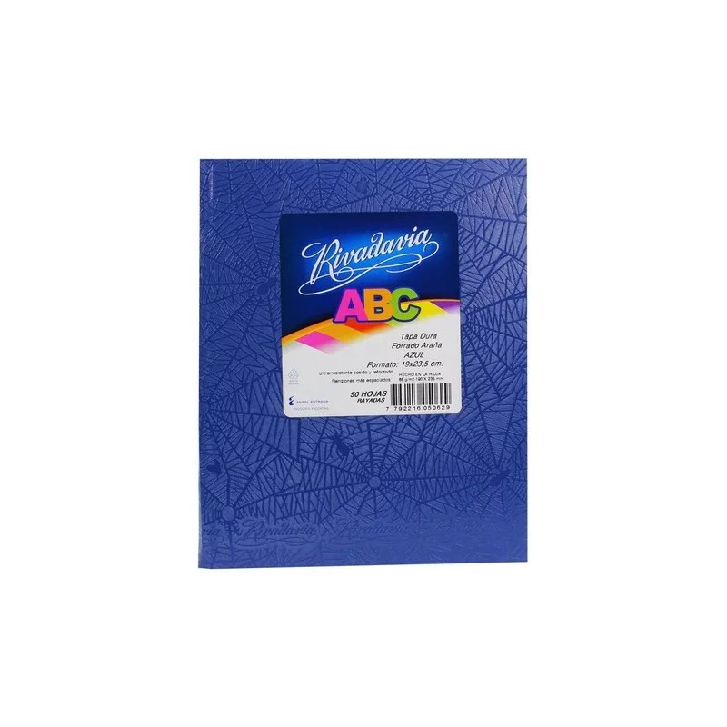 Cuaderno ABC Rivadavia x50 hojas - rayado