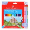 Lápices de colores Faber-Castell x24u +4 pastel