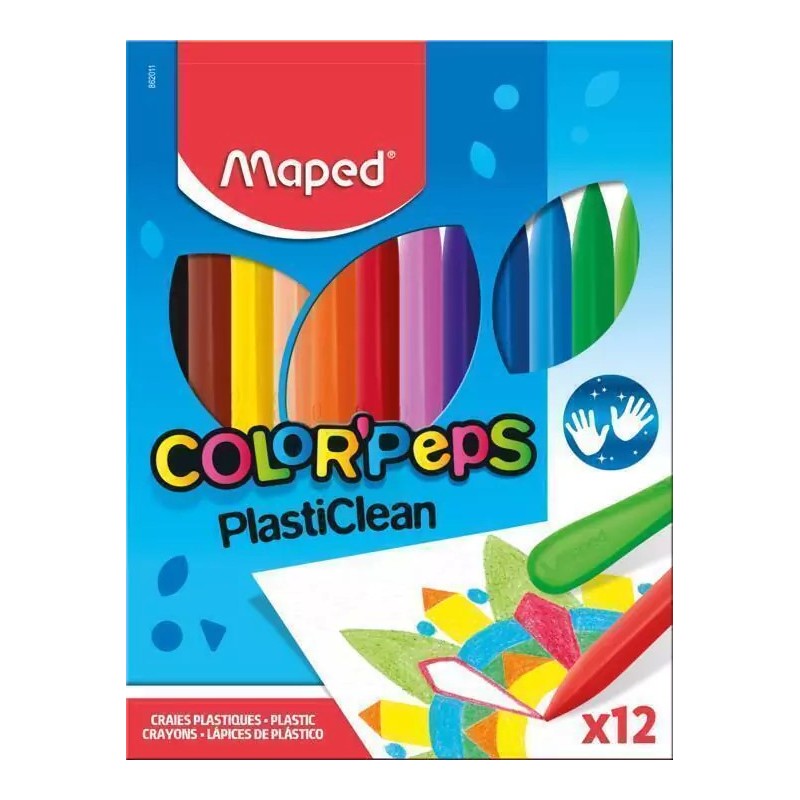 Pinturitas plásticas Maped ColorPeps x12