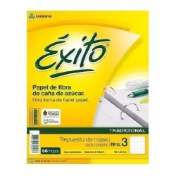 Repuesto Nro3 x96 hojas Éxito clásico