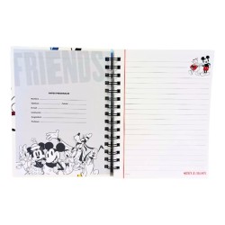 Cuaderno A5 Mooving - Mickey y sus amigos 2 - tapa dura