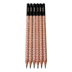 Lapices De Grafito Sr. Black Mooving x 6 Unidades