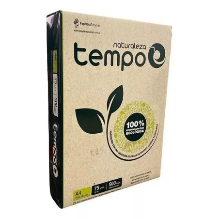 Resma A4 Tempo Naturaleza 75Gr x500 hojas