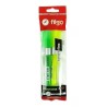 Resaltador flúo Filgo x 2 Fine - biselado - verde y amarillo