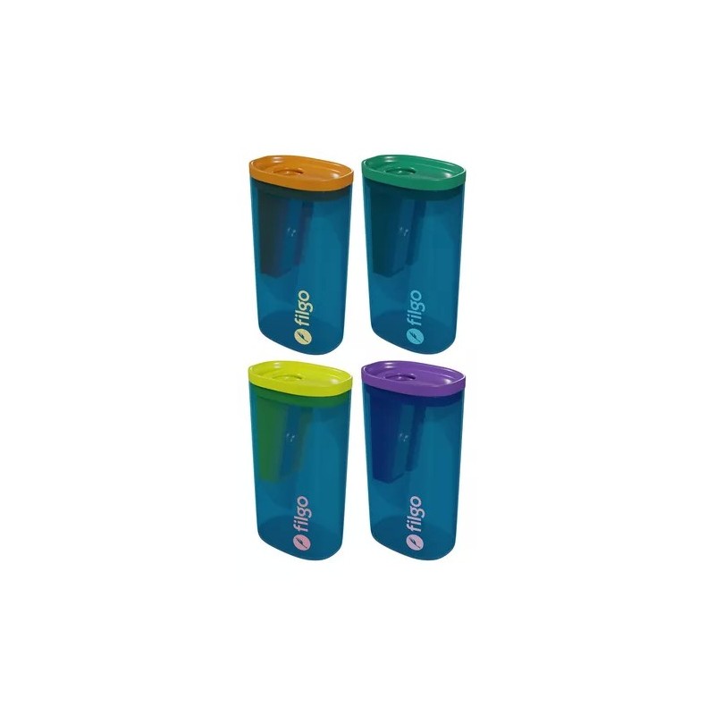 Sacapuntas Filgo con depósito varios colores