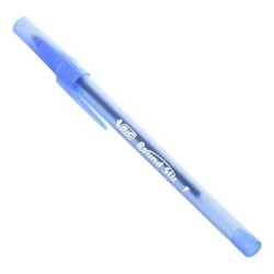 Lapicera Bolígrafo Bic Round Stick Azul