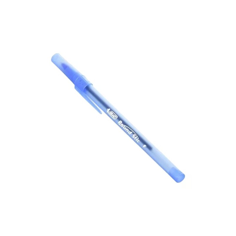 Lapicera Bolígrafo Bic Round Stick Azul