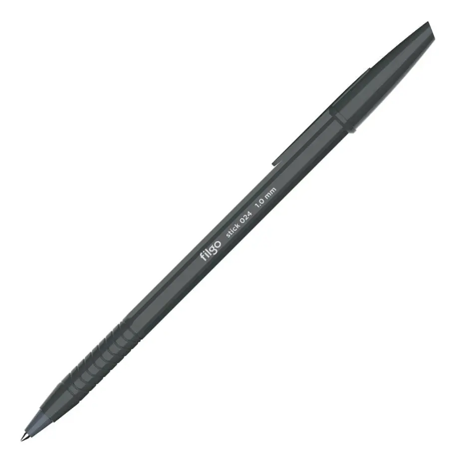 Lapicera Bolígrafo Filgo Stick 024 Negro