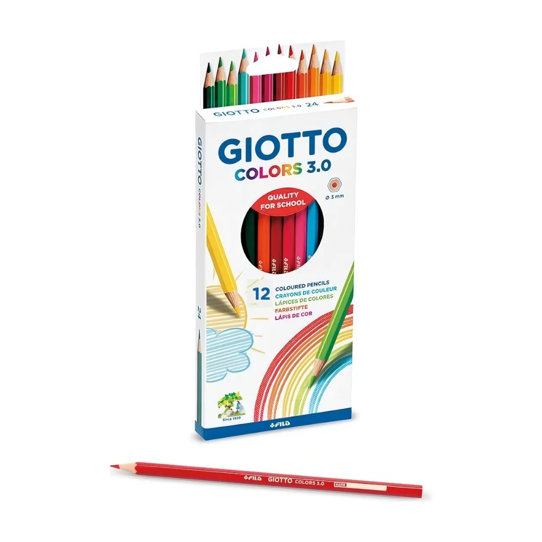 Lápices de colores Giotto Colors 3.0 x 12u
