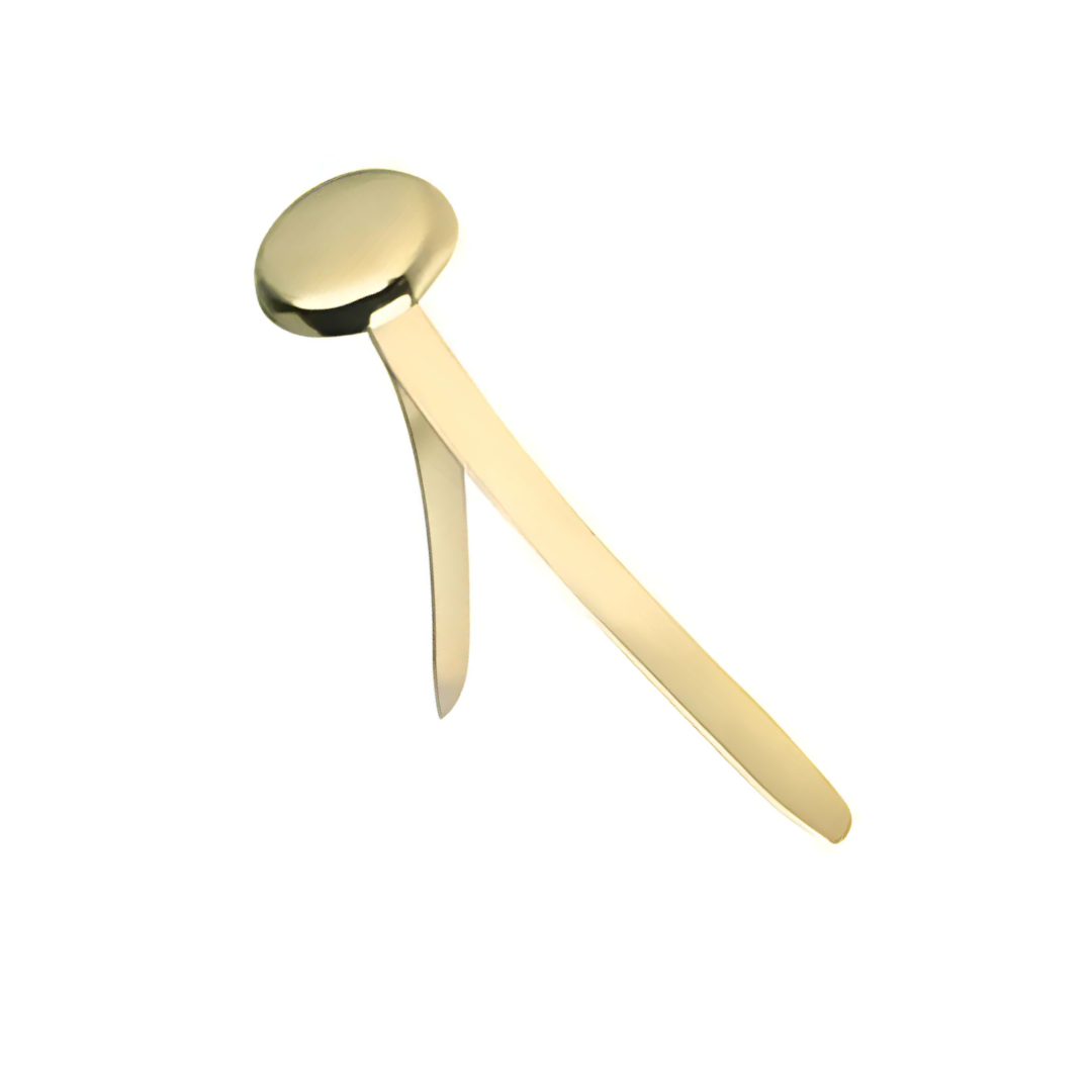 Broches dorados para expedientes x 100 - nro 7