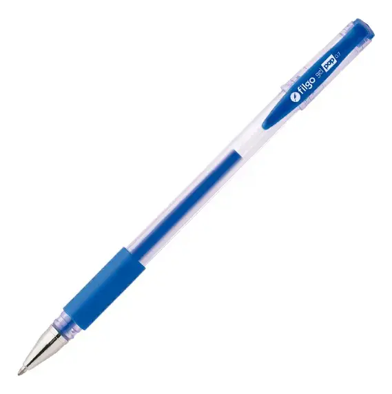 Lapicera bolígrafo roller Filgo Gel Pop - tinta azul