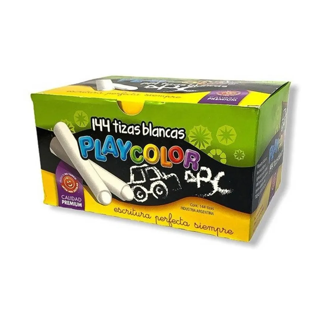 Tiza Playcolor blanca x144