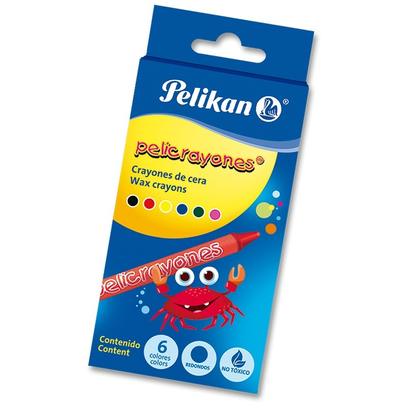 Crayones Pelikan Pelicrayones x6