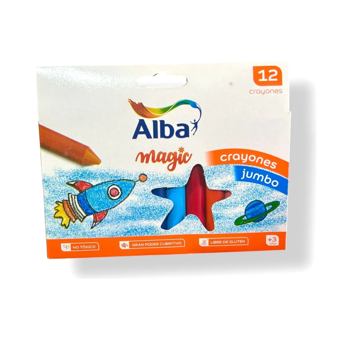 Crayones Alba Magic Jumbo - x12