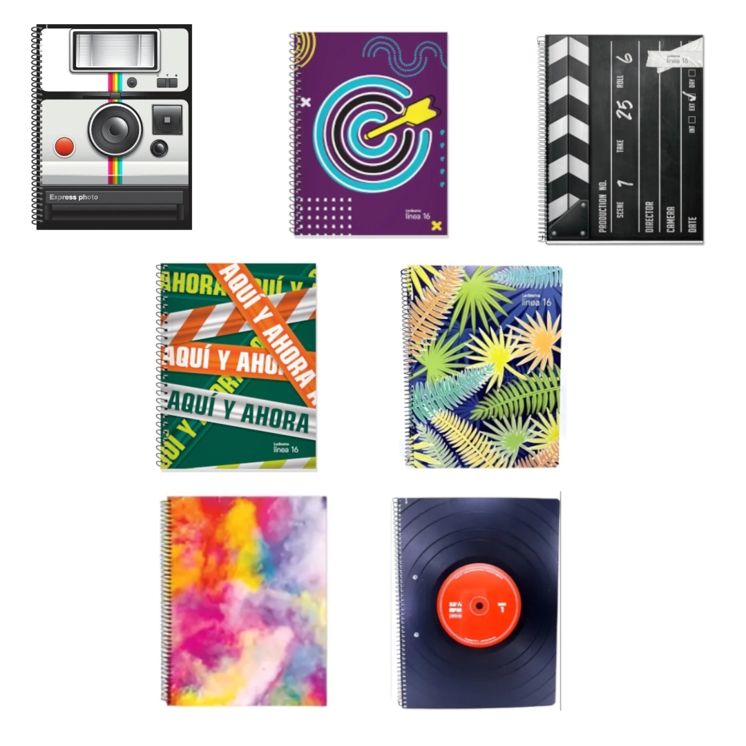 Cuaderno A4 Ledesma - Línea 16 - x84 hojas - Rayado