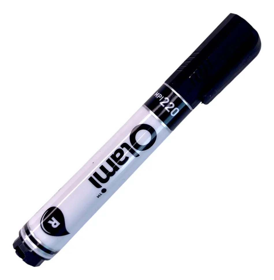 Marcador Olami Para Pizarra 220 - recargable - negro
