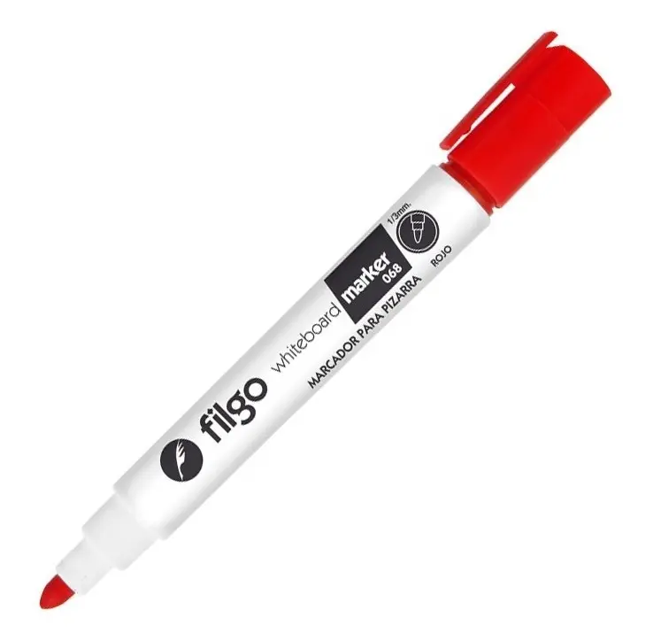 Marcador Filgo pizarra - rojo