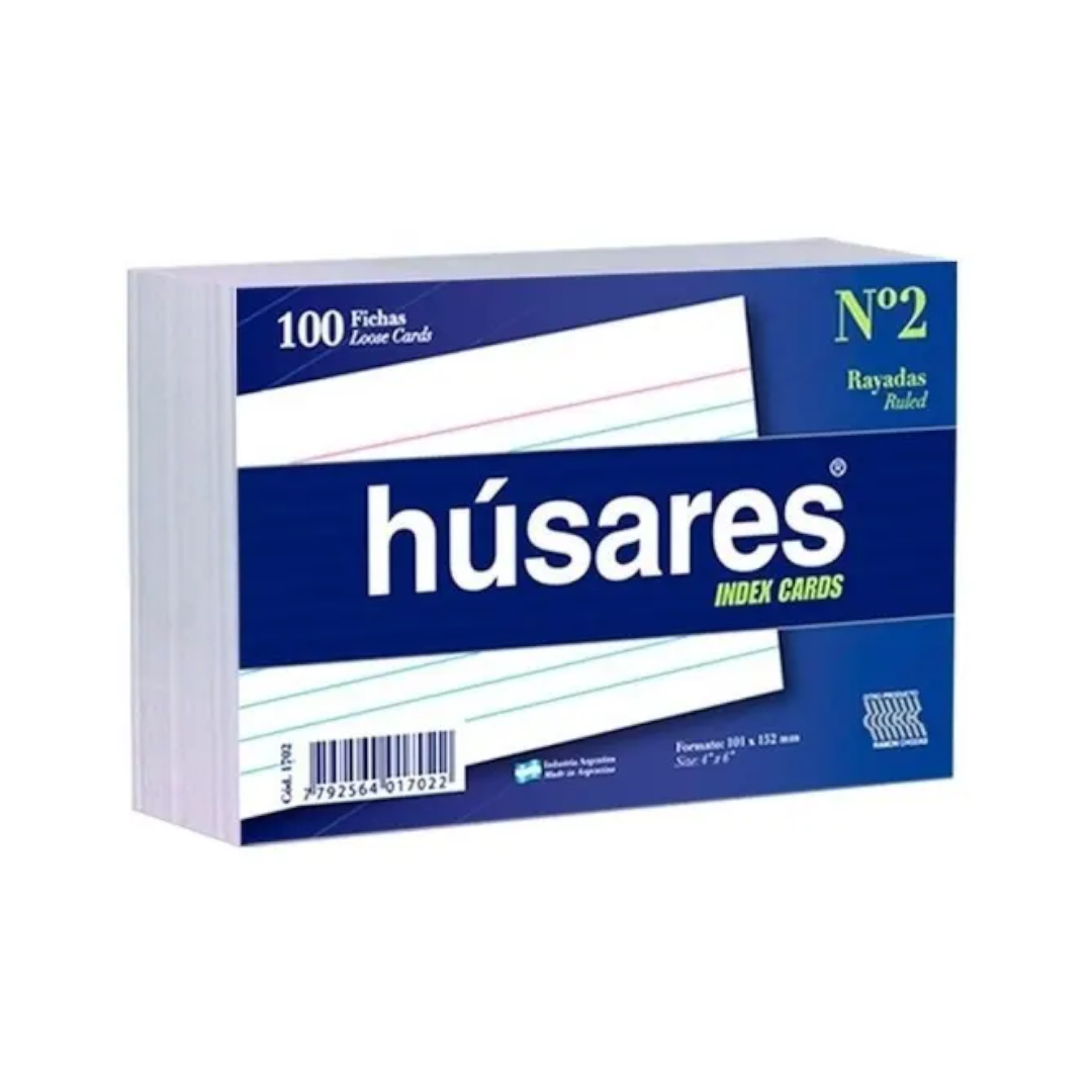 Fichas Húsares nro 2 - rayada x 100u