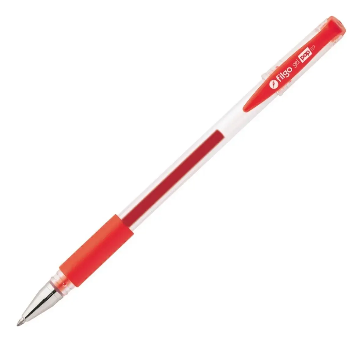 Lapicera bolígrafo roller Filgo Gel Pop - tinta roja